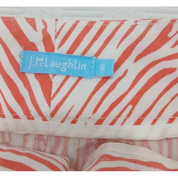 J McLaughlin Coral Wood Pattern Pants  |‎  Womens Size 6 - Picture 6 of 8